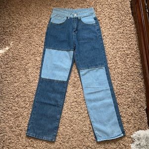 Patchwork Jeans - size S or 25